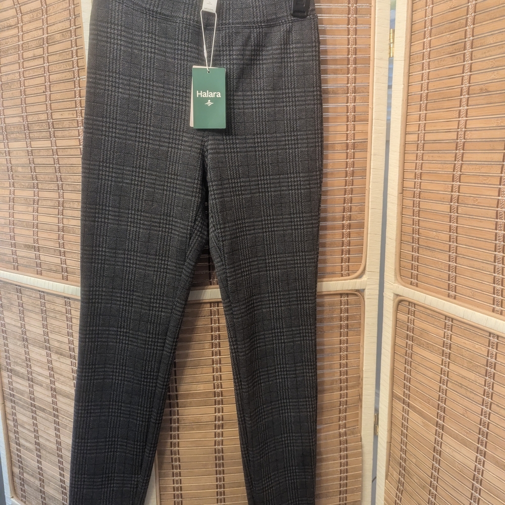 Halara Gray Plaid Pants